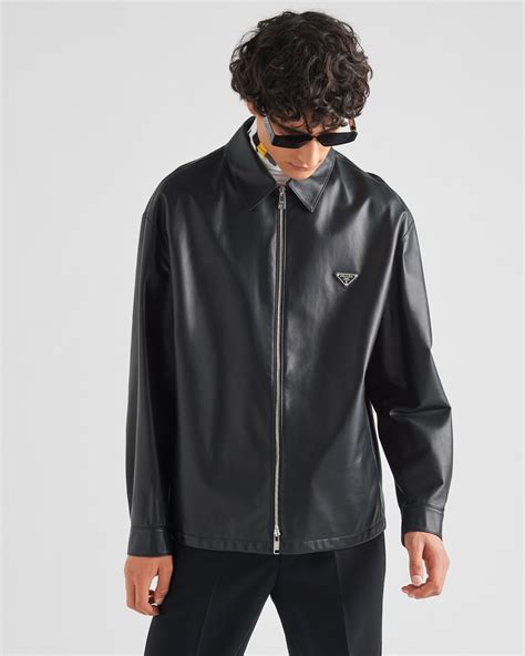 Leather Blouson Jacket 